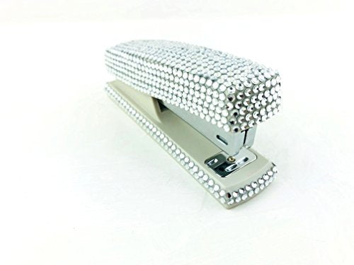 2 of Blingustyle Bling Bling Iridescent Diamante Crystal Stapler for Office/Home (Silver)