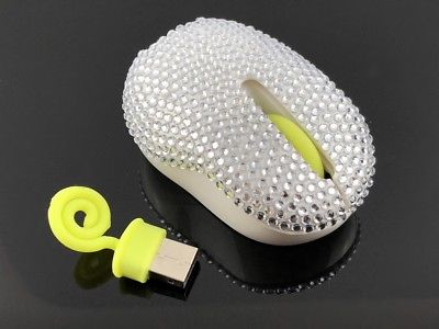 blingustyle Animal Chameleon design Crystal Optical 2.4GHz-Wireless PC Mouse
