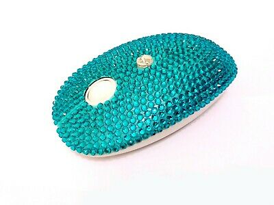blingustyle New Crystal Wireless Optical Mouse 2.4GHz-Wireless PC Mouse Aqua