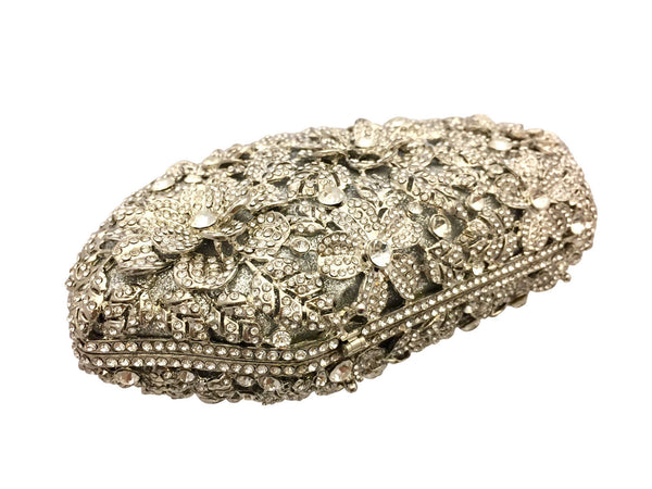 Blingustyle Swarovski ELEMENTS Lady Spark Crystal Evening Party Hard Clutch Bag