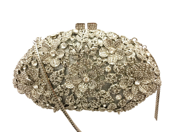 Blingustyle Swarovski ELEMENTS Lady Spark Crystal Evening Party Hard Clutch Bag