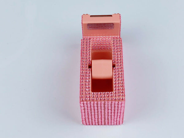 Blingustyle unique design Crystal Tape Dispenser pink for office and home