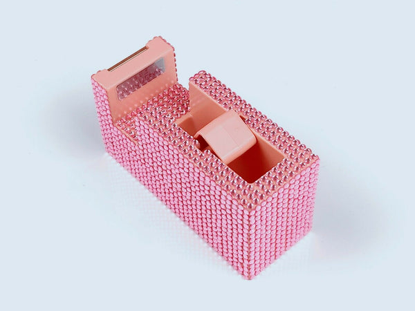 Blingustyle unique design Crystal Tape Dispenser pink for office and home