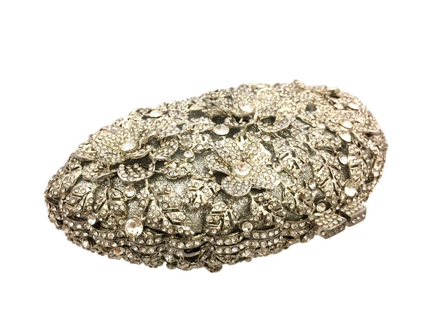 Blingustyle Swarovski ELEMENTS Lady Spark Crystal Evening Party Hard Clutch Bag