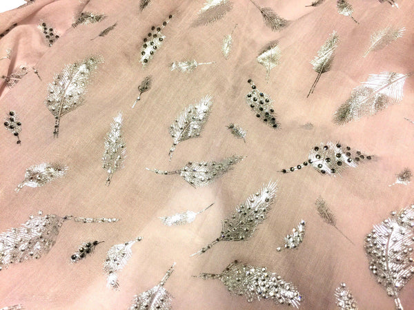 blingustyle Swarovski ELEMENTS Crystal leaf design lady scarf Wrap Shawl