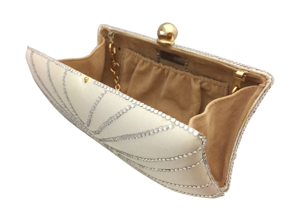 Blingustyle Swarovski ELEMENTS Lady Crystal Diamante Evening Party Clutch Bag 01