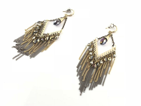 Blingustyle Vintage Fashion Jewelry Elegant sparkly crystals Dangle Earrings